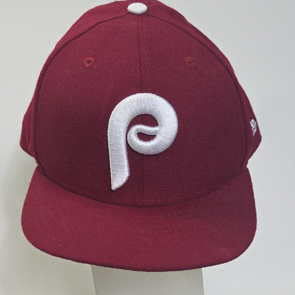 New Era Burgundy Cap with White Emblem